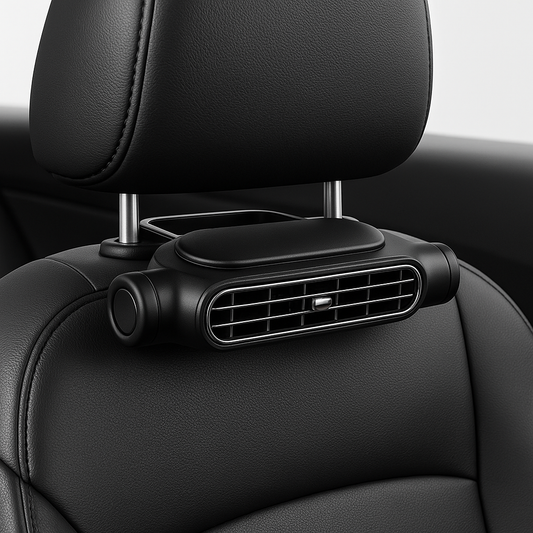 3-Speed Car Seat Fan – USB Powered Ventilation for Rear Passengers