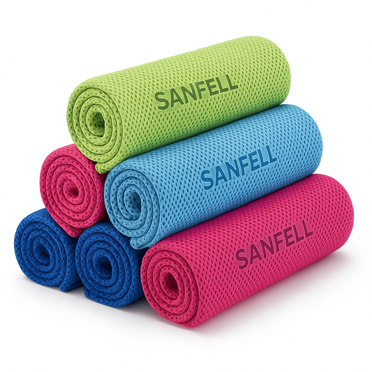 Microfiber Ice Cooling Towel – Instant Relief for Gym, Sports, & Outdoors