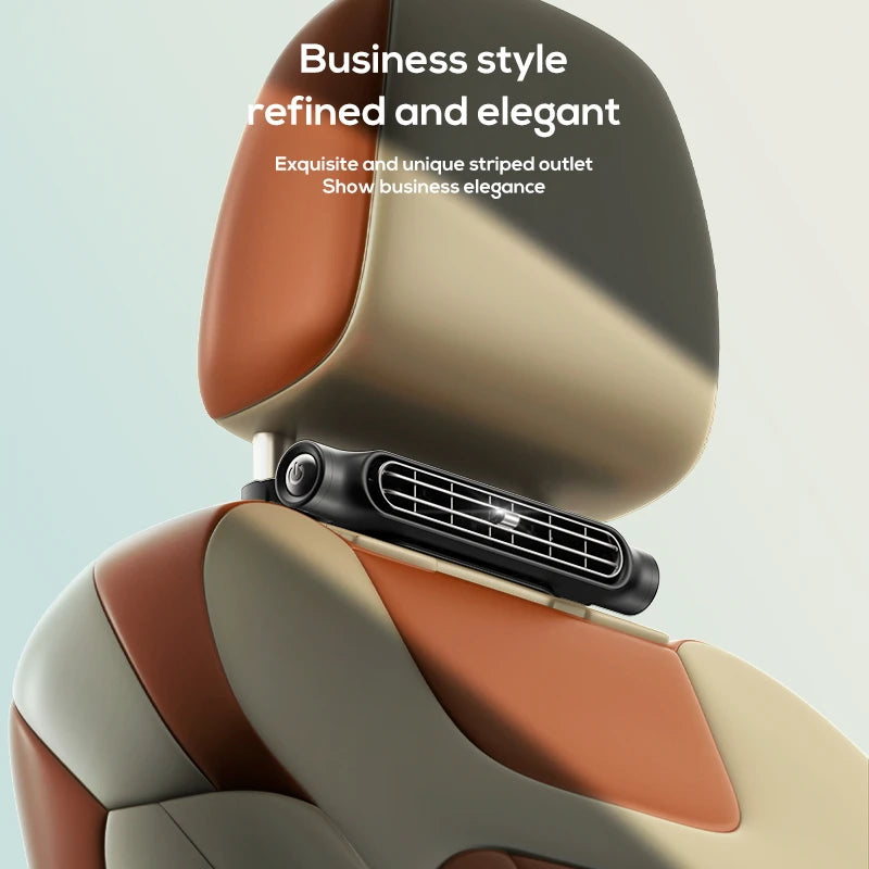 3-Speed Car Seat Fan – USB Powered Ventilation for Rear Passengers