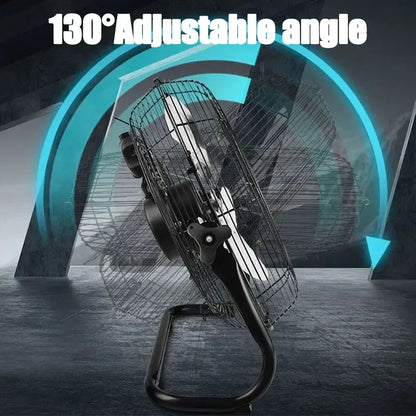 Outdoor Industrial Floor Fan – Brushless, 20V Battery Compatible (DeWalt)